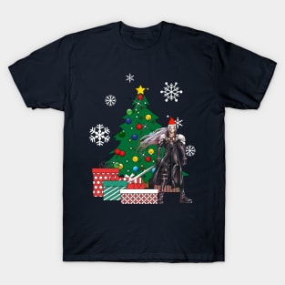 Sephiroth Around The Christmas Tree Final Fantasy T-Shirt